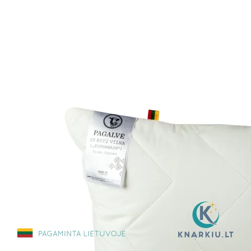 Avių vilnos pagalvė