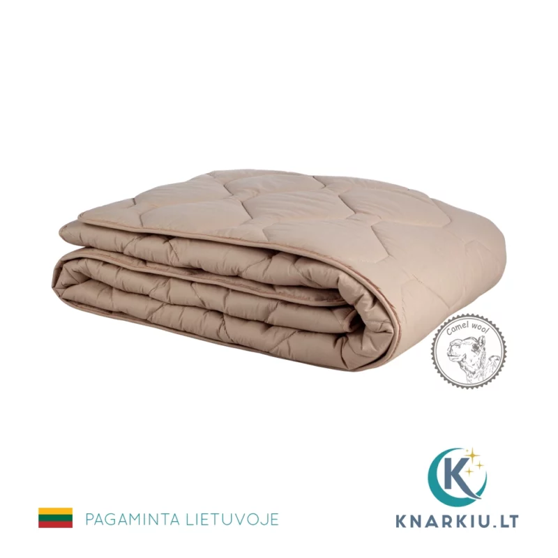 Antklodė su kupranugarių vilna