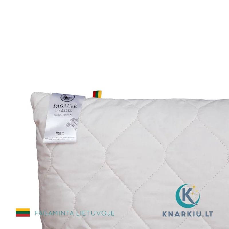 Pagalvė su šilku
