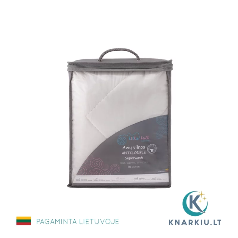 Antklodė vaikams su AVIES VILNA (plaunama) 100x135 cm