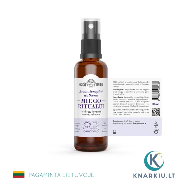 Dulksna miegui su LEVANDOMIS ir BERGAMOTĖMIS
