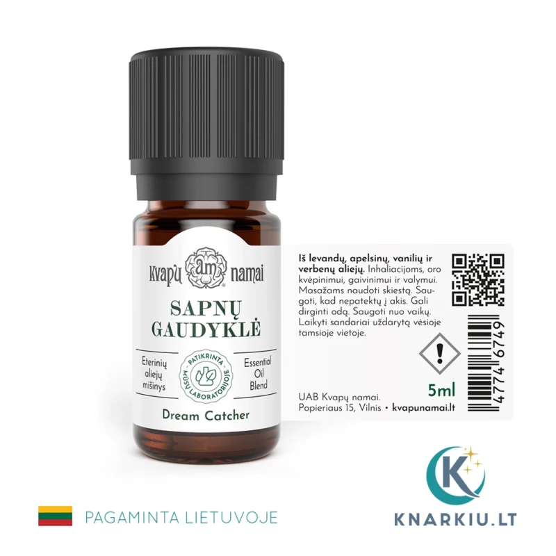 SAPNŲ GAUDYKLĖ aromaterapinis eterinių aliejų mišinys