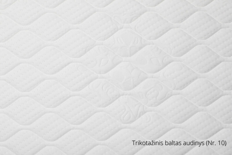 Trikotažinis baltas audinys