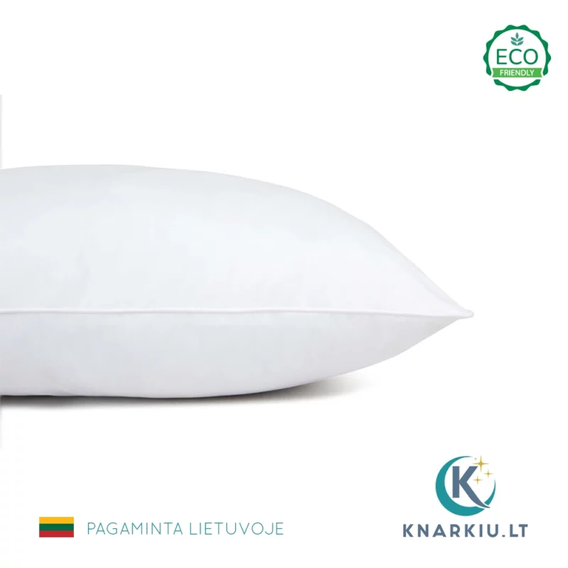 Dirbtinių pūkų pagalvė ECO FRIENDLY