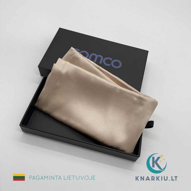 Šilkinis pagalvės užvalkalas BEIGE