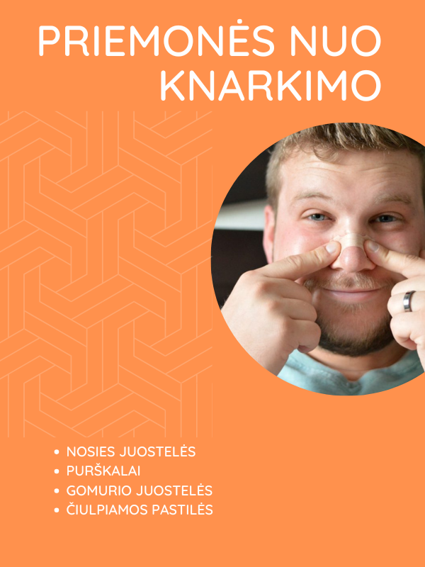 Priemonės nuo knarkimo