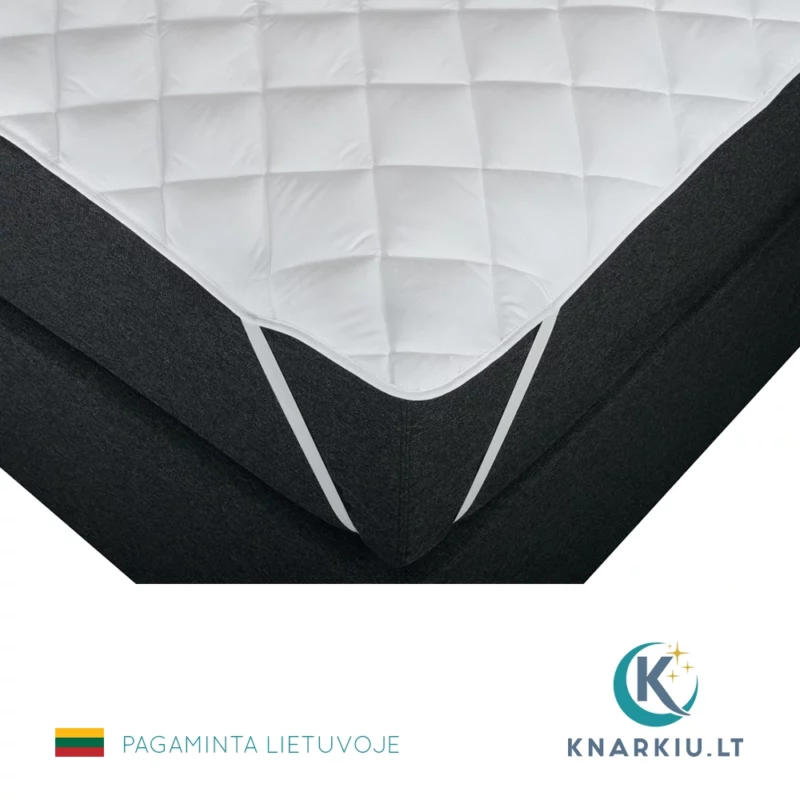 Čiužinio apsauga su gumomis