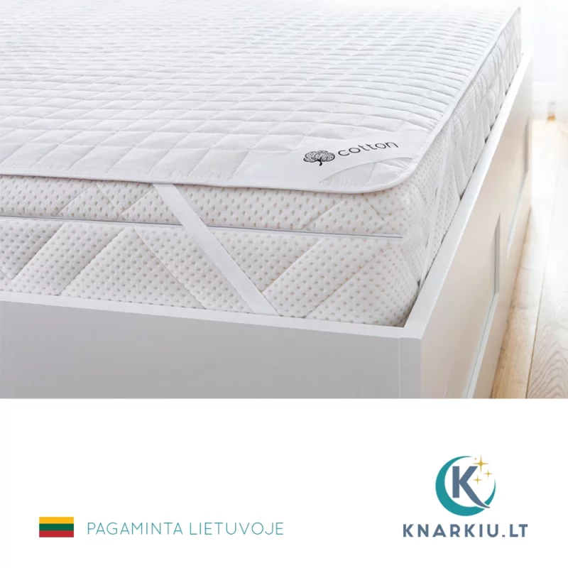 Čiužinio apsauga su gumomis