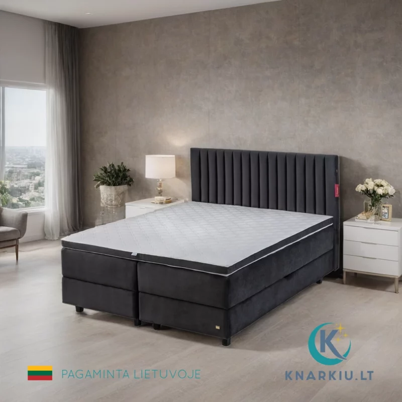 Kontinentinė lova PALERMO su patalynės dėže