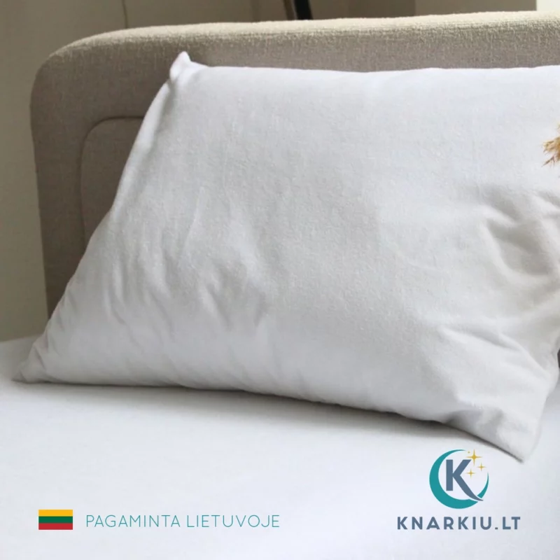 Neperšlampamas frotinis pagalvės užvalkalas