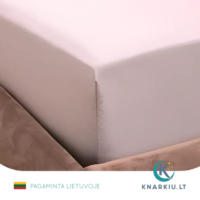 Satino paklodė su guma HARMONY RAUSVA