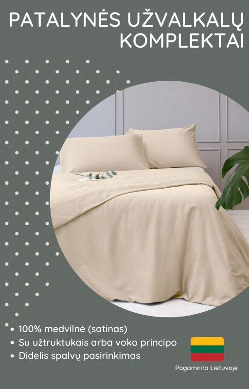 Patalynės užvalkalų komplektai