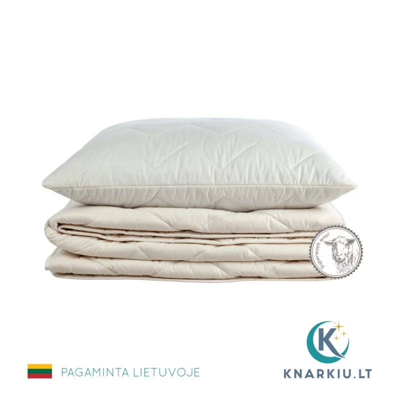 Avių vilnos patalynės komplektas