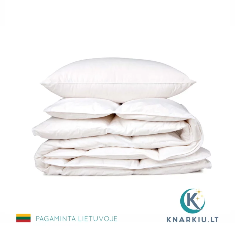 Patalynės komplektas ančių pūkų ir plunksnų