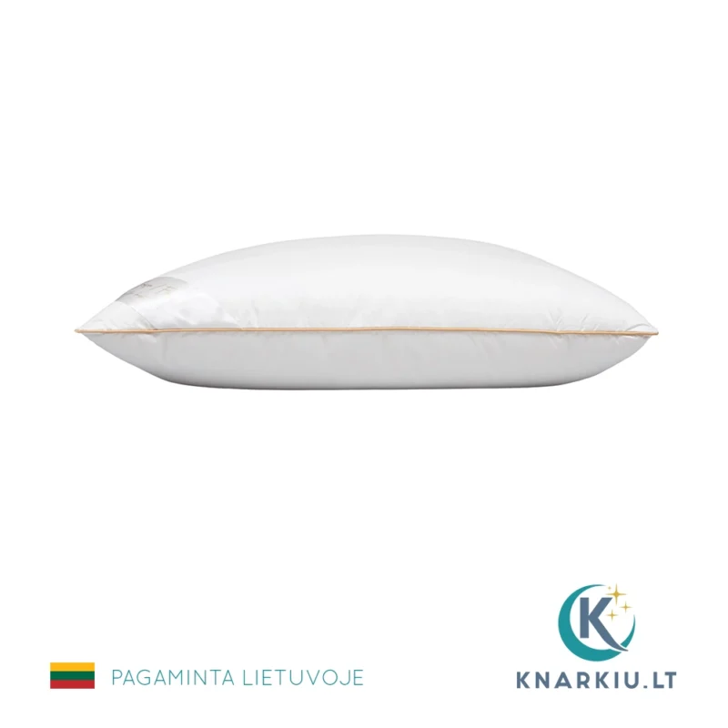 Žąsų plunksnų ir pūkų pagalvė PREMIUM