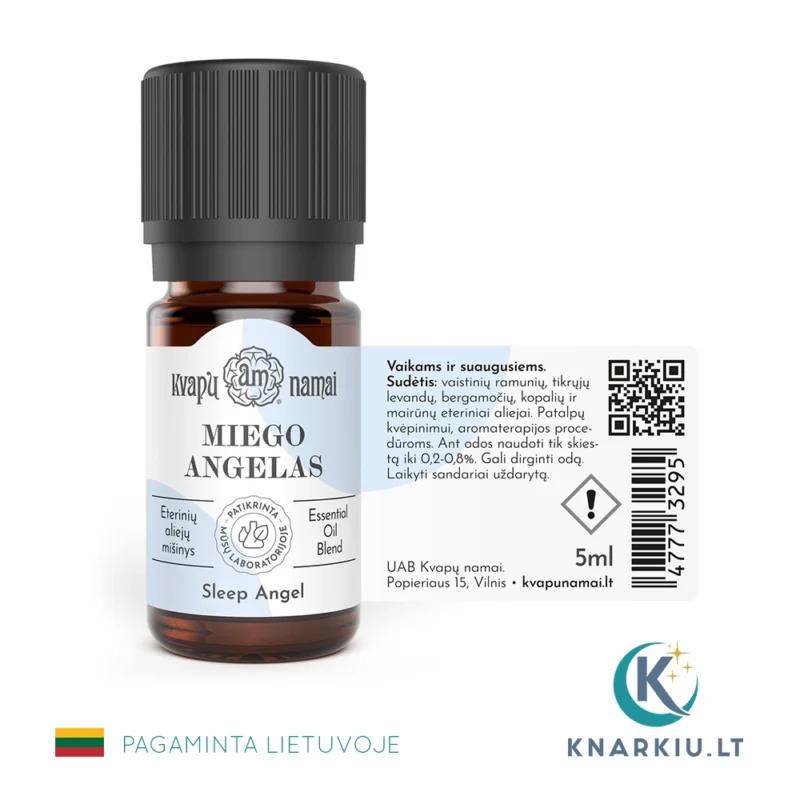 Eterinių aliejų mišinys vaikams MIEGO ANGELAS