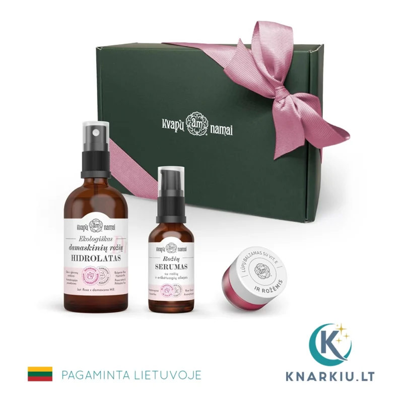 RASOTOS ROŽĖS rinkinys grožio ir sielos ritualams