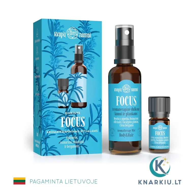 Rinkinys FOCUS aromaterapiniams ritualams