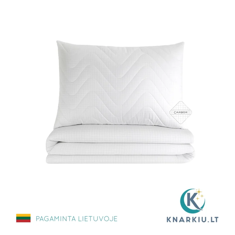 Vasarinis patalynės komplektas ANTISTRESINIS (antklodė + pagalvės)