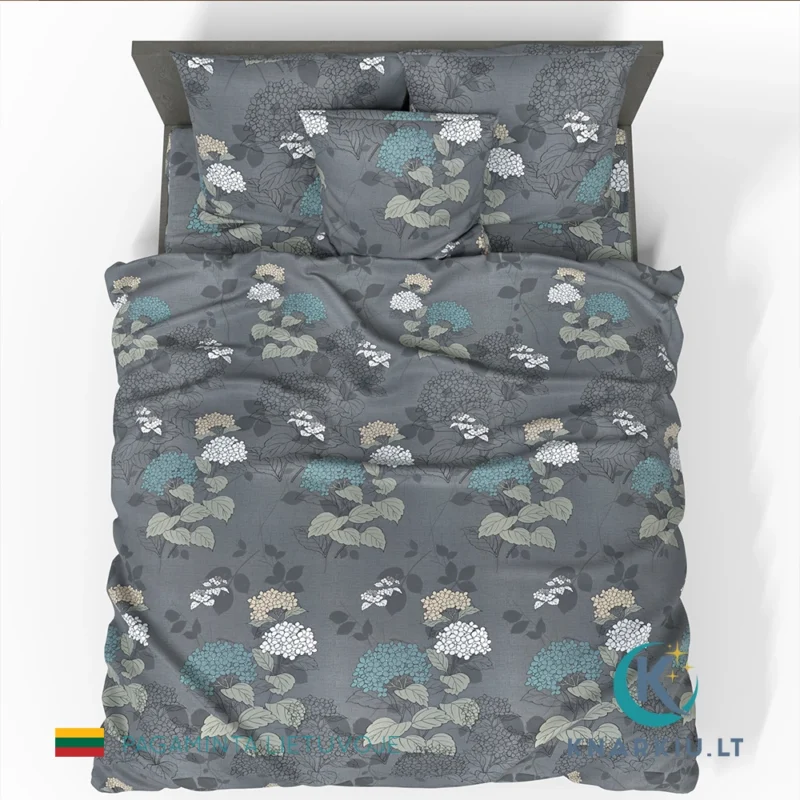 Rankų darbo satino patalynės užvalkalų komplektas Krakow